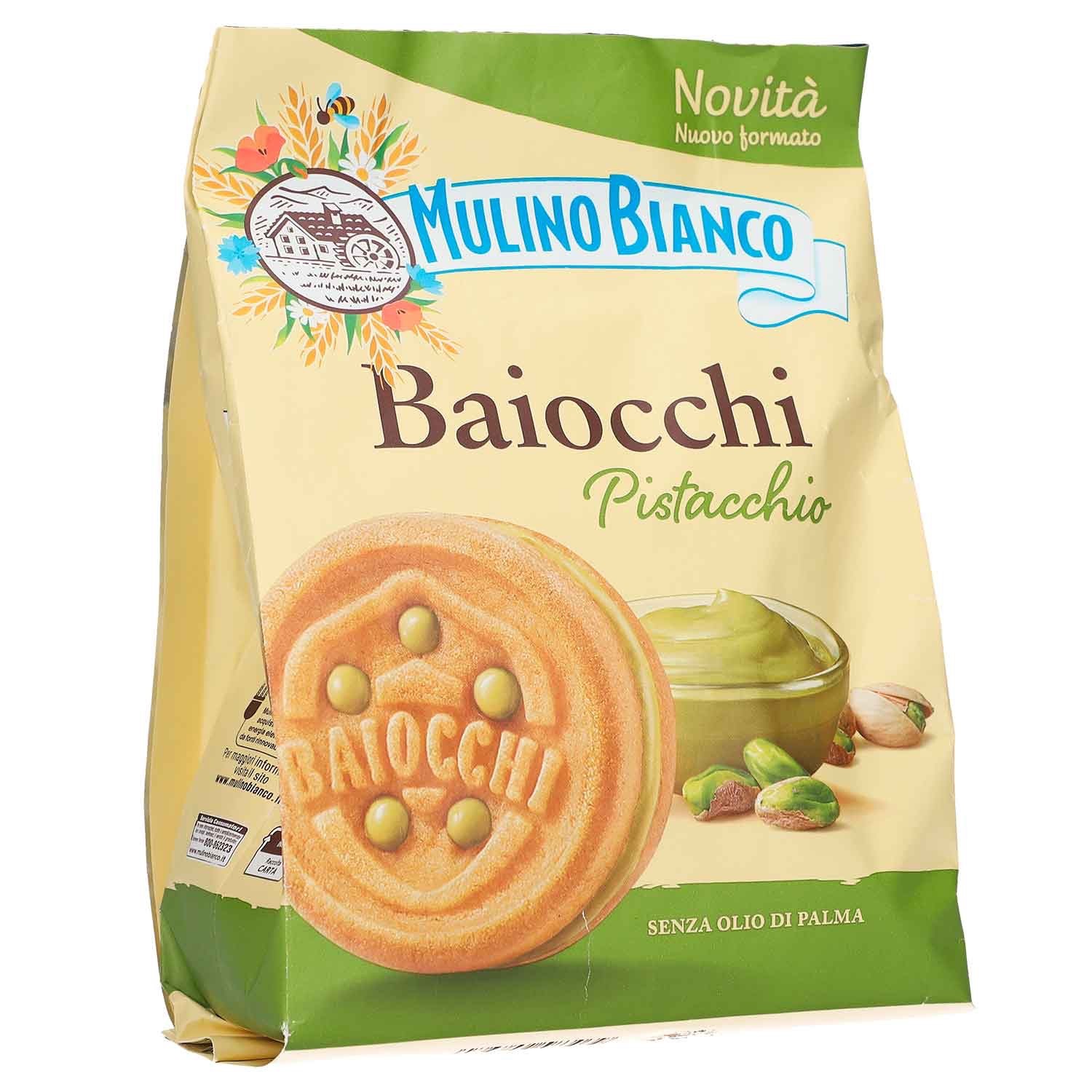 Mulino Bianco PISTACHIO COOKIES Baiocchi 240g 1ct Made in Italy FREE SHIP 2690₽