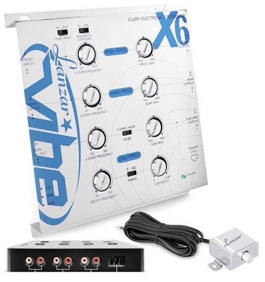 Lanzar VIBE X6 3-Way Electronic Crossover
