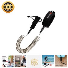 Ultimate 10 ft Coiled Paddle Board Leash - An...