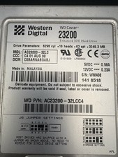 Western Digital Caviar 23200 Vintage Hard Drive Untested