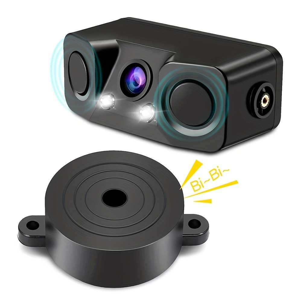 Car Parking Rear View Camera LED Night Vision Function with Buzzer Alarm