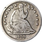 1839-P Seated Liberty Half Dime