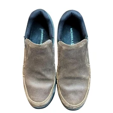 Merrell Shoes Mens Size 10.5 Brown Suede Slip On Trail Hiking Sneakers J95155