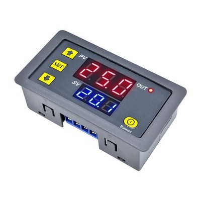 DC12V Digital LED Dual Display Cycle Timing Delay Timer Relay Module
