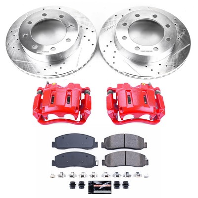 Power Stop KC5412 1 CLICK KIT W/CALIPERS Front-2009-2012 FORD F-250 SUPER DUTY P