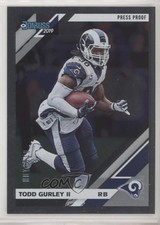 2019 Panini Donruss Press Proof Silver 19/100 Todd Gurley II #139 8x7