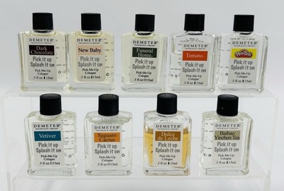 Demeter Fragrance Library Pick-Me-Up Cologne 0.5 oz Lot of 9 Minis