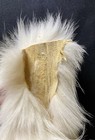 12 inch white fox fur tail — photo 4