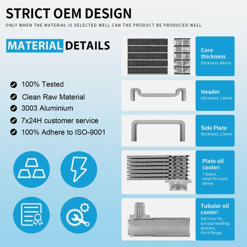 For 1993-1995 Dodge Caravan Chrysler Town & Country AT Radiator Aluminum 1400 Foto 4 de 4