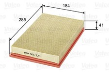 Image of Air filter Filter Insert 585220 VALEO for OPEL SAAB VOLVO