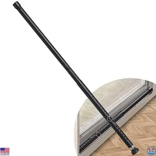 Adjustable Sliding Door Security Bar 17.7-50.5in Locking Window Safety Bar