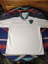 Vintage Admiral Soccer Jersey Mens Large White PSA Patch Made in USA