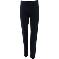 NWT LANDS' END MEN'S TAILORED FIT NO IRON CHINO PANTS CLASSIC NAVY 35