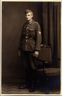 WW2 WWII German Army Military Wehrmacht Photo Postcard Soldier Studio Portrait — photo 1