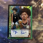 Tyran Stokes 2025-26 Donruss Fade to Greatness Black Green Auto 2 /3 #1 prospect
