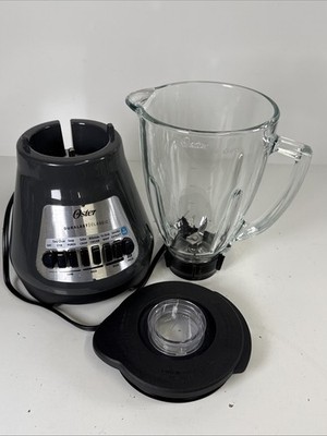Oster Classic 8-Speed BLSTMEG With 6 Cups Glass Jar And Blades * Used *