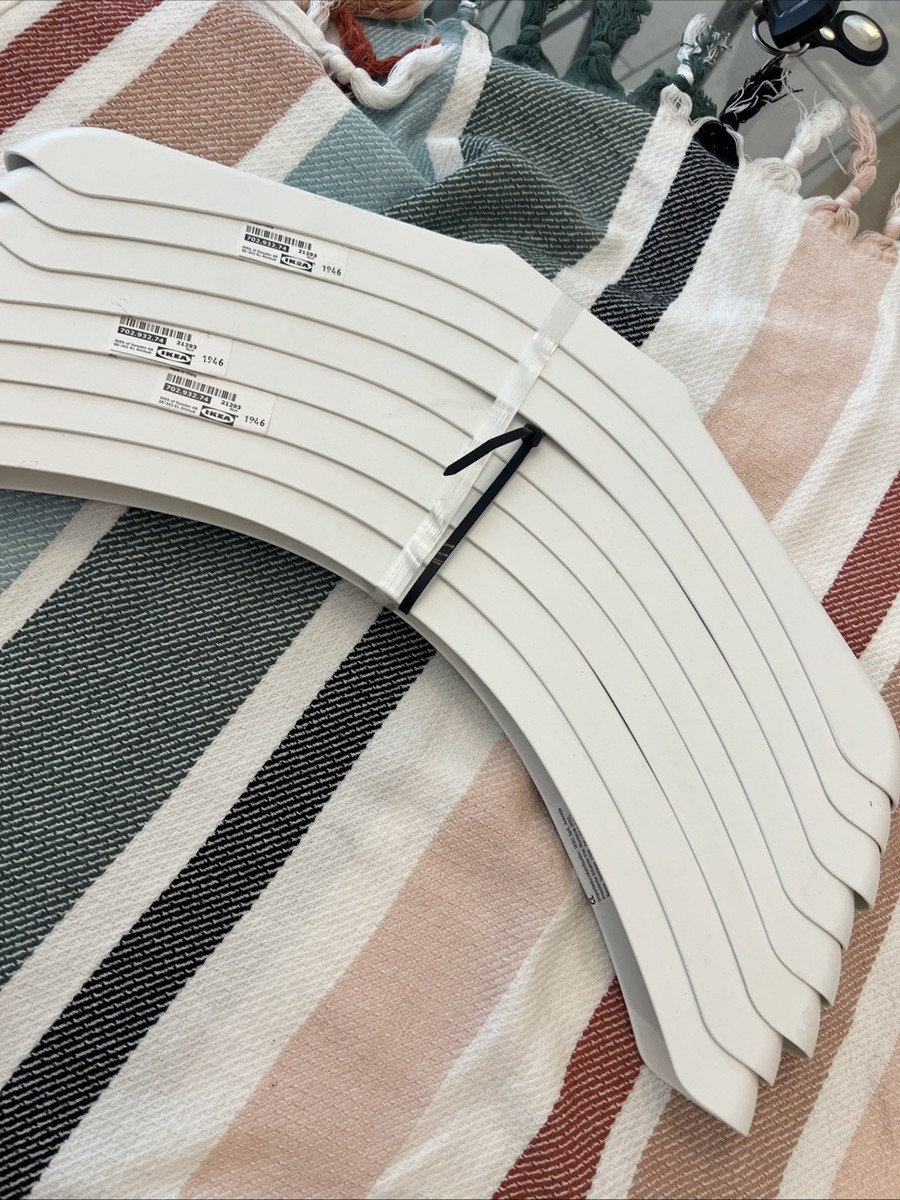 New IKEA BUMERANG White Shoulder Sharper For Hanger 44 cm (17 ¼ 