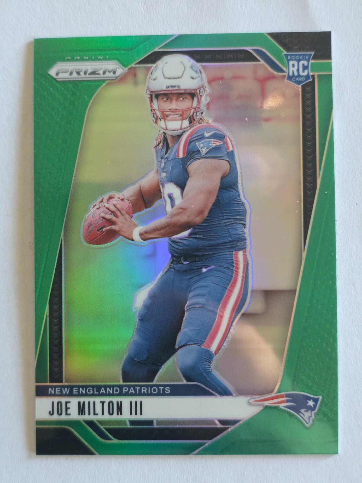 Joe Milton Panini Prizm #354 Green