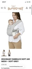 Ergobaby Embrace Soft Air Mesh Grey