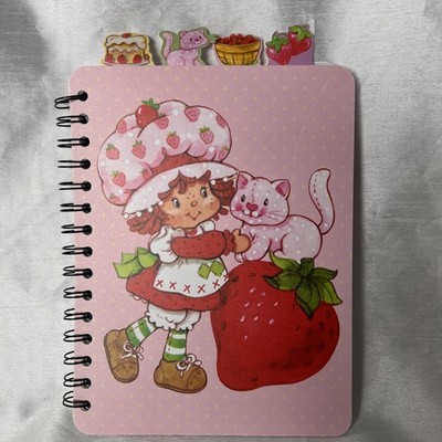 Strawberry Shortcake Custard 4-Tab Journal Notebook 96 Pages Inkology 2024