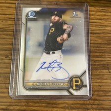 2022 Bowman Chrome - Prospect Autographs Michael Burrows CPA-MB 