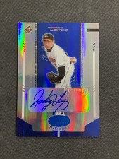 2004 Leaf Certified Materials #169 Rodrigo Lopez Mirror Auto Blue /100 Orioles