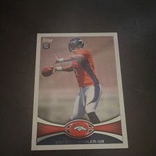 Topps 2012 Rookie Brock Osweiler #365 Denver Broncos NFL Football Card