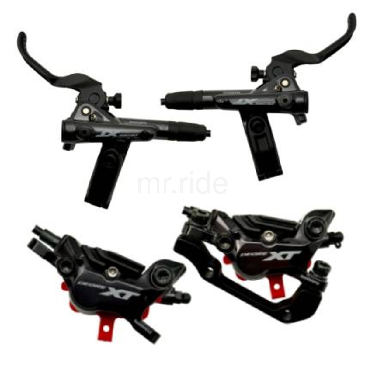 Shimano DEORE XT BR-M8120 BL-M8100 F+R Hydraulic Disc Brake Set