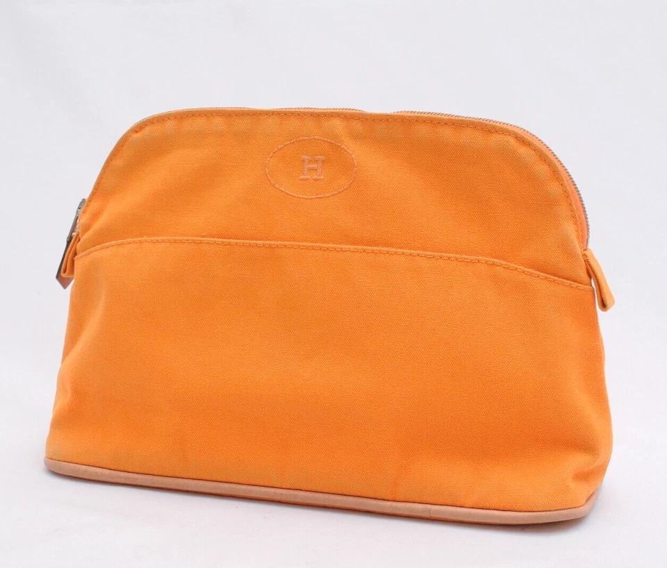HERMES Bolso Bólido Cartera MM Naranja Auténtico Foto 2 de 4