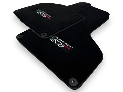 Black Floor Mats For Lamborghini Huracan EVO 2014-2023 LHD - Picture 8 of 17