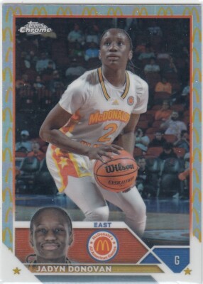2023 Jadyn Donovan Topps Chrome McDonalds LOGO REFRACTOR SP #28 - Duke