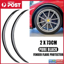 2Pcs Universal Car Fender Flares Extra Wheel Arches Cover Protector Trim Lips