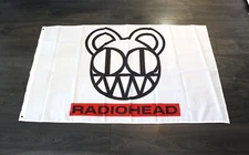 Radiohead Banner Flag 3x5 Rock Band Radio Head Fan Decor Man Cave CD Record