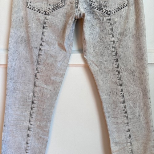 Jeans moto Guess donna taglia 28 vita bassa biancolavato grigio - Foto 9 di 12