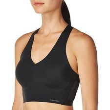 Calvin Klein Invisibles Fashion Mesh Lift Bralette Racerback Black XS 0516
