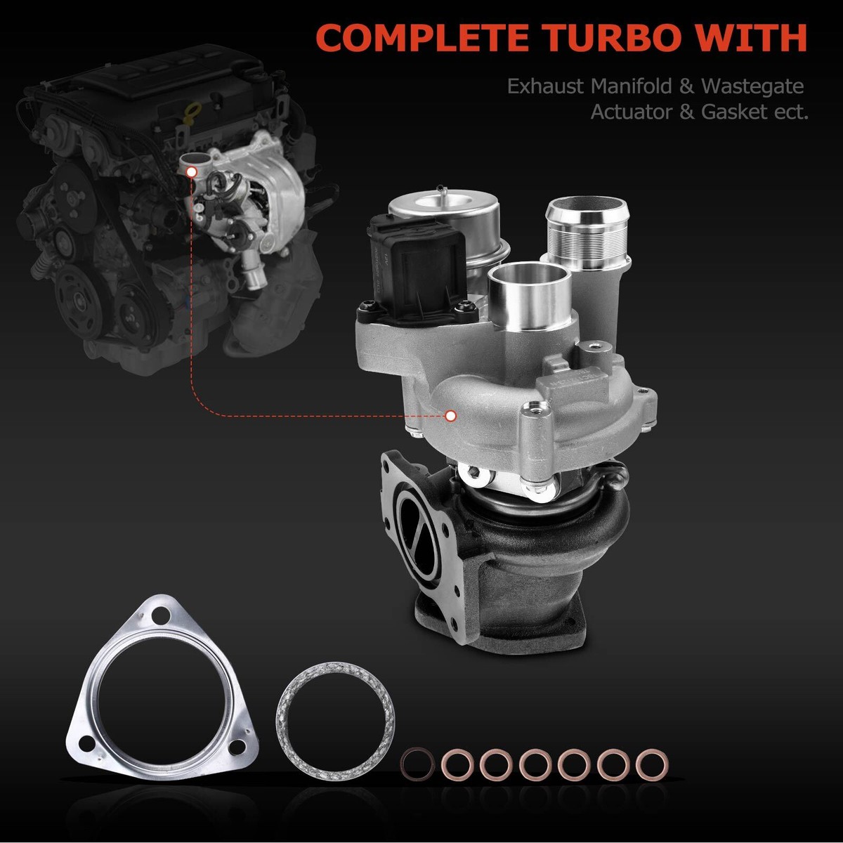 Turbo Turbocharger for Mini Cooper 07-15 Cooper Countryman 11-16