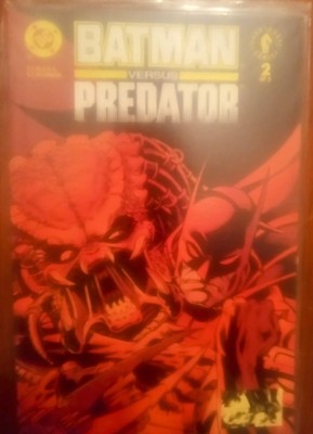 Batman Vs. Predator #2 (1991) DC Comics Dark Horse Direct Edition High-Grade VF