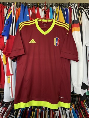 VENEZUELA 2015 2016 HOME FOOTBALL SHIRT SOCCER JERSEY ADIDAS