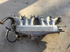 1986 86 Jaguar Xj-sc Xjs Engine Motor 5.3l V12 Intake Manifold Throttle Body