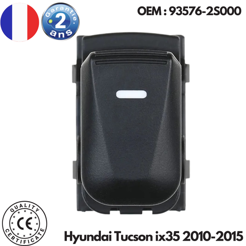 Interrupteur Lève-Vitre Électrique Pour Hyundai Ix35 – Remplacement Principal 93576-2S000, Bouton Commande Vitres Voiture ABS Durable