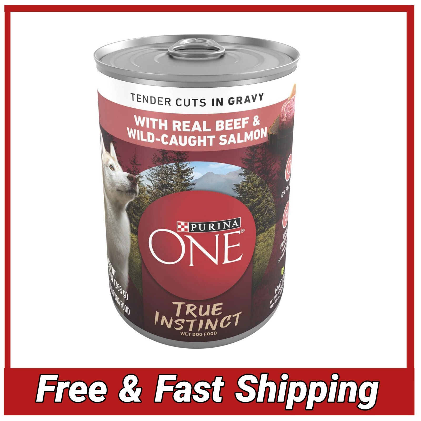Real Beef & Salmon 13 Oz Cans 12 Pack ....