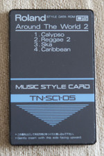 ROLAND TN SC1-05 AROUND THE WORLD 2 MUSIC EXPANSION CARD FOR VINTAGE 90'S SOUNDS