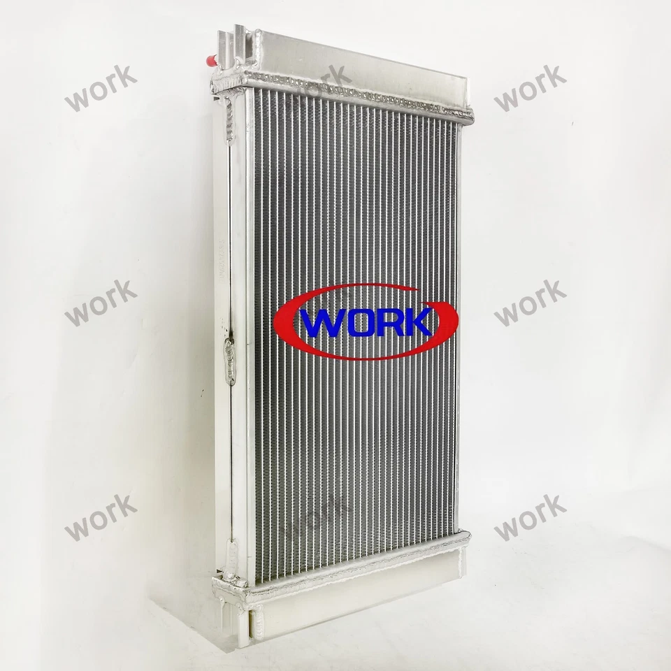 Radiador de aluminio de 2 filas para 1983-1988 1984 1985 PORSCHE 944 2,5 L 2,7 L AT & MT Foto 3 de 4