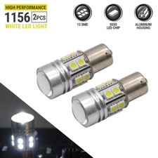 2x 1156 Led White Light Bulbs For Reverseback Up Light Bulbs
