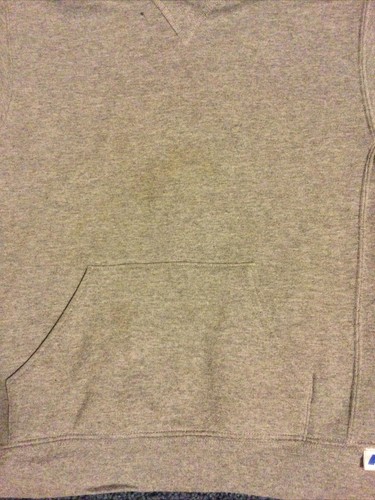 Used ~ Russell Athletic Gray Pullover Hoodie w Front Pocket ~ Size Medium Youth. - Picture 6 of 12
