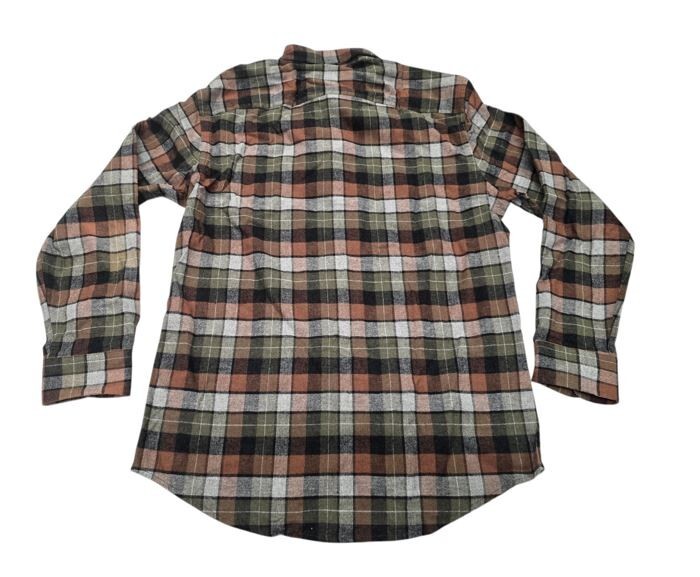 Pendleton Mens Flannel Rust/Grey Lister Plaid