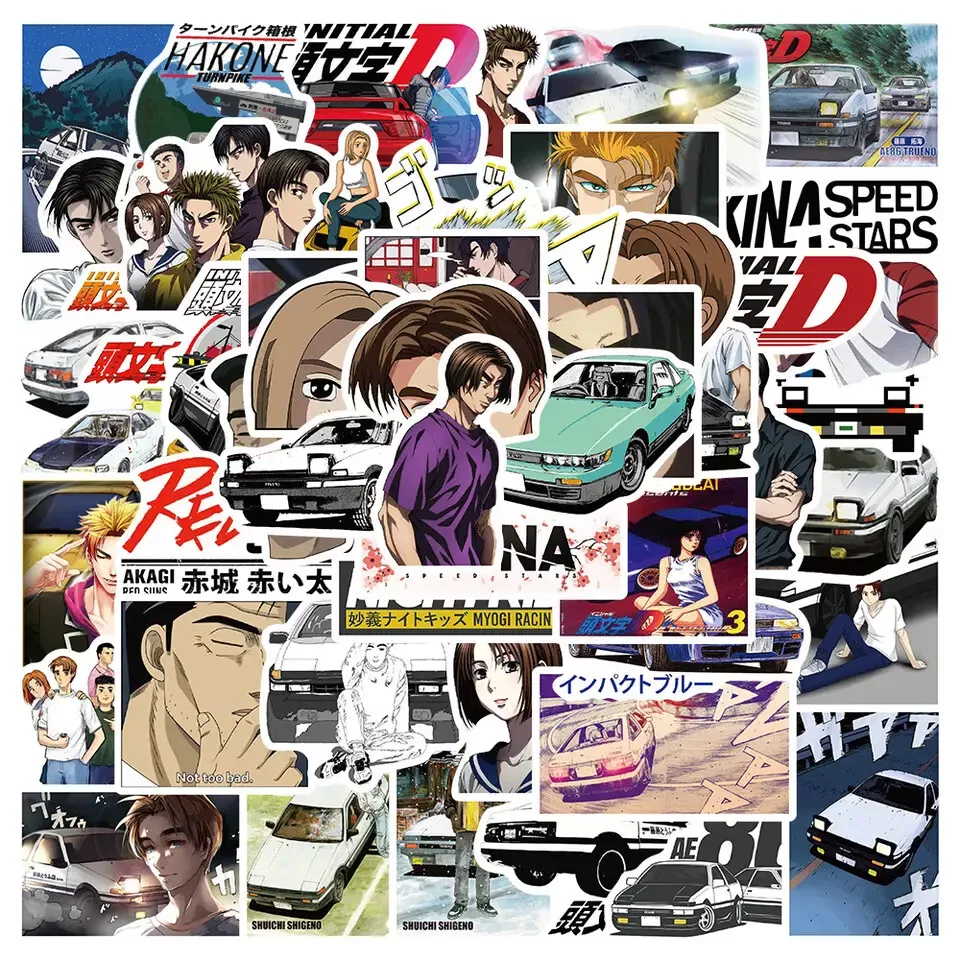 Natsuki & Takumi (Initial D) Sticker for Sale by IHolyBreadI