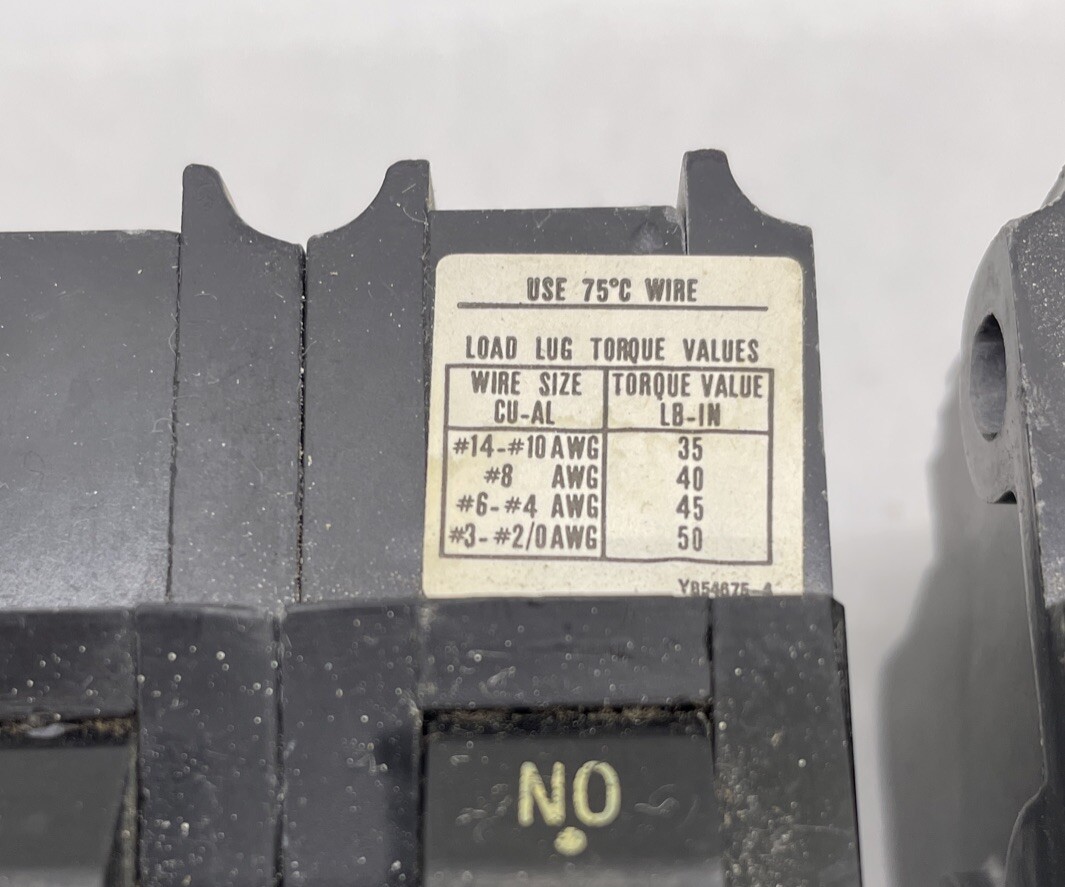 2 PACK- FPE Federal Pac Stab-Lok NA230 30Amp 2-Pole 30A 2P Circuit Breaker THICK