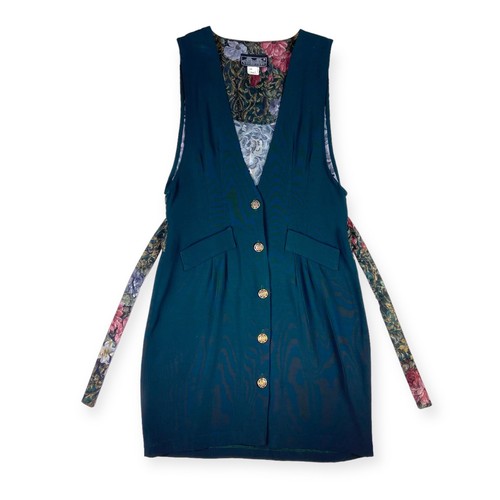 Chauncey St Women's Vintage 1980s Vest Tapestry Dress 7 - Picture 2 of 14