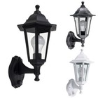 Outdoor Wall Light Traditional Lantern Dusk til Dawn Sensor LED Bulb Lighting